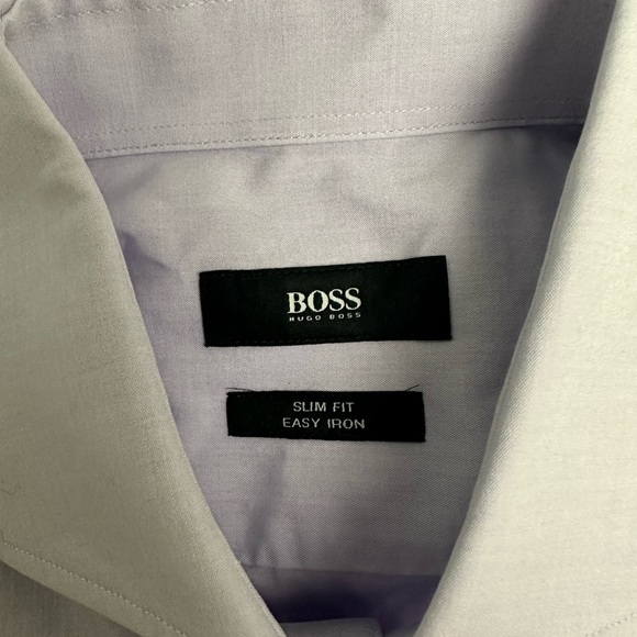 Hugo Boss Light Purple Button Down Dress Shirt - Picture 4 of 6